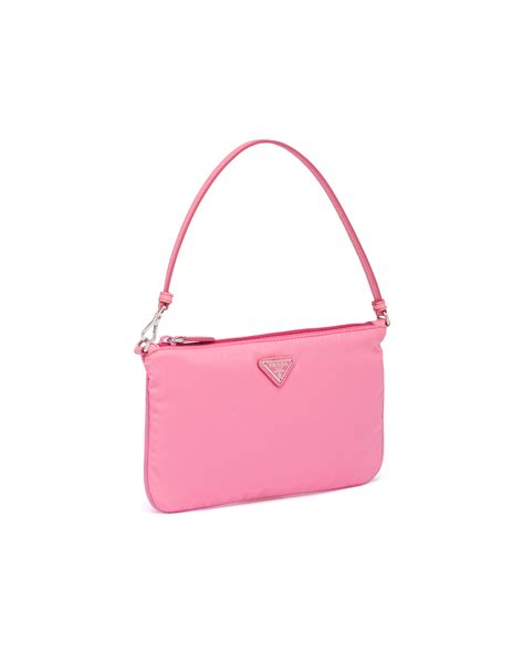 prada sailcloth container|Begonia Pink Nylon pouch .